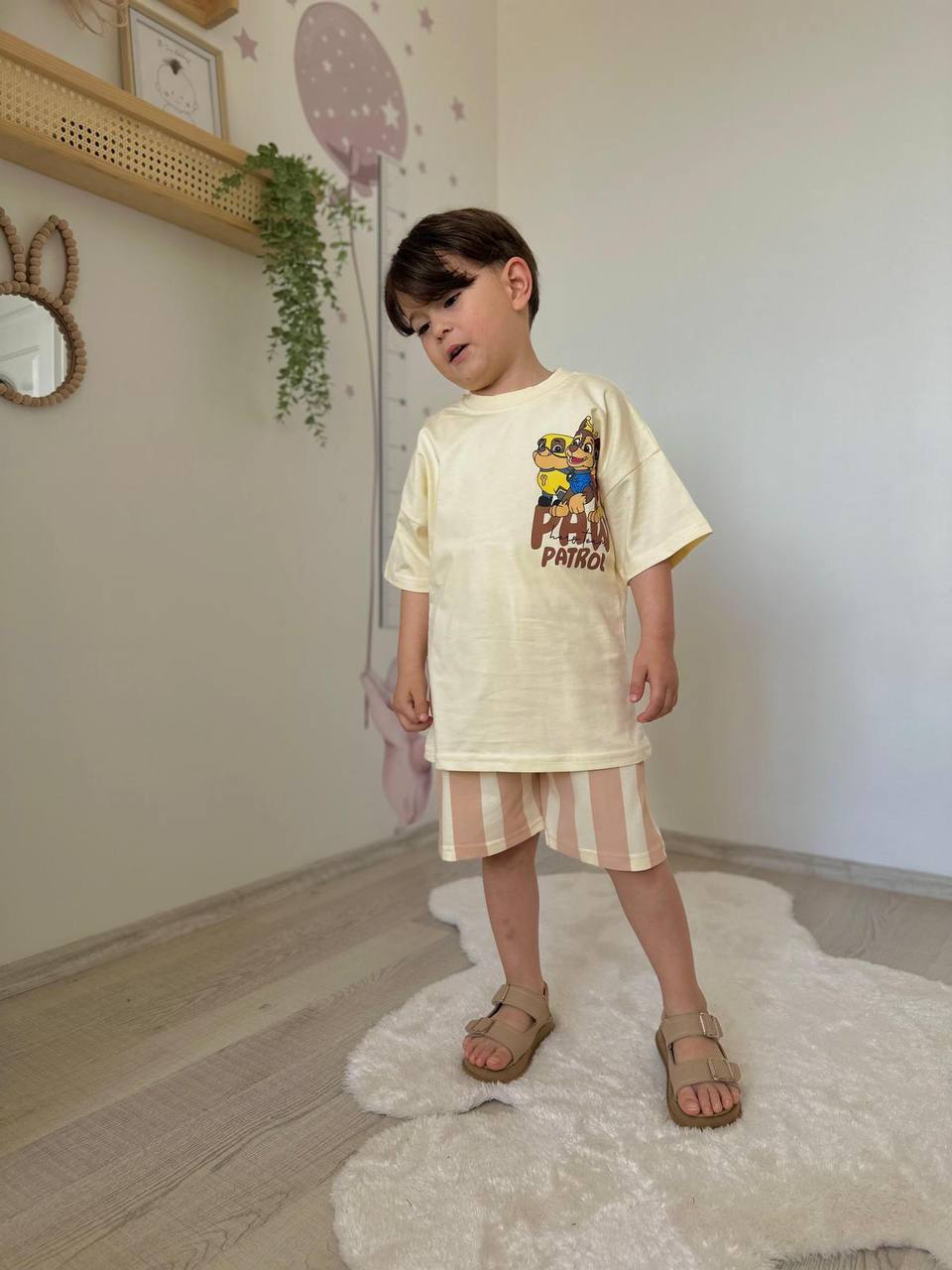 Erkek Çocuk Paw Patrol detaylı İkili Takım