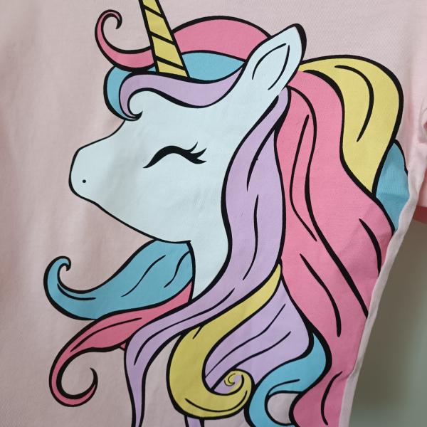Unicorn Detaylı Şortlu Takım